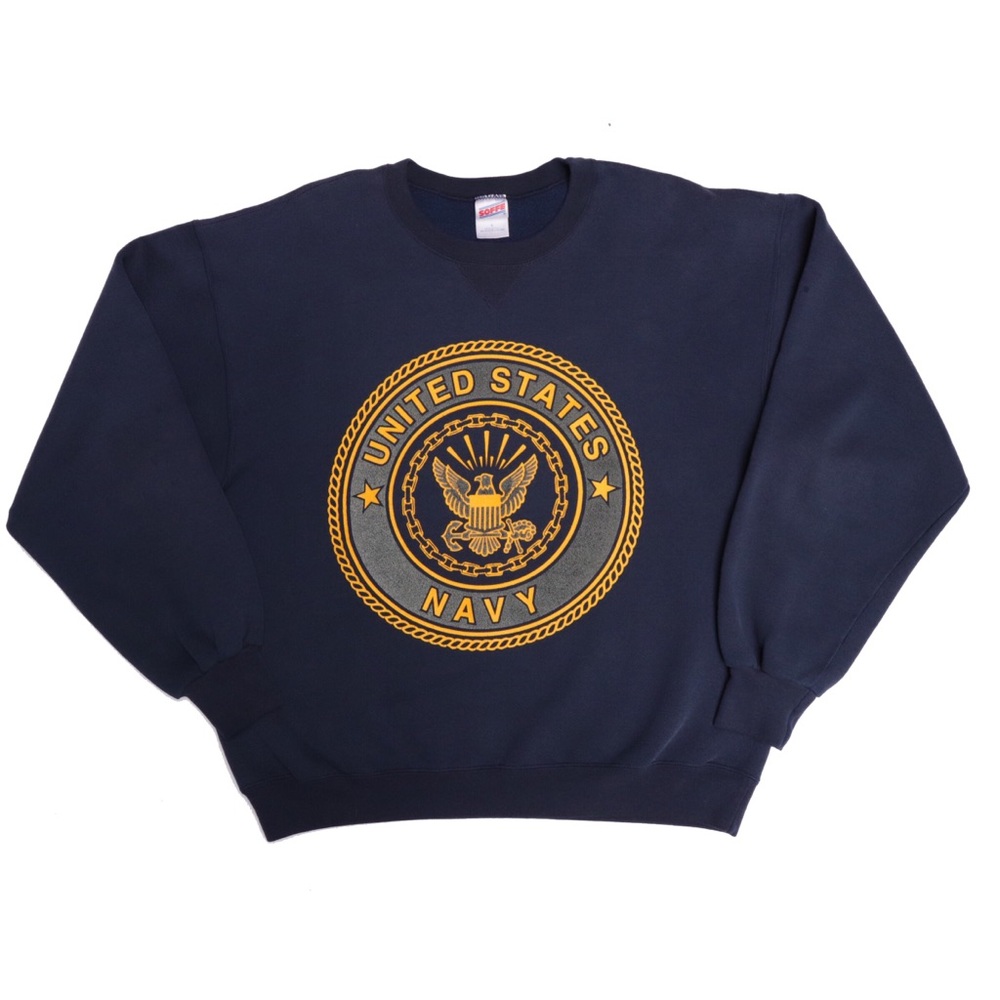Vintage US Navy 3M Reflective Pullover Crewneck